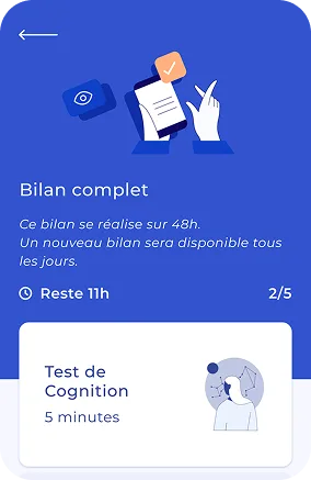 Étape 4 — Commencez à renseigner vos symptômes